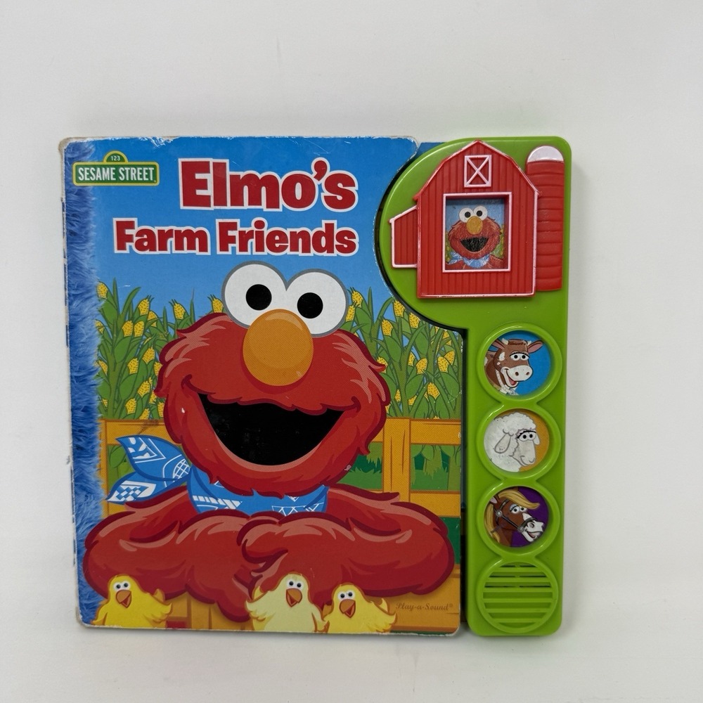 Sesame Street: Elmo's Farm Friends: Play-a-Sound - Board book - Sound Works